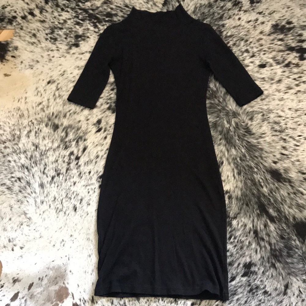 Be Still My Heart Inspired Mock Neck Jersey Dress